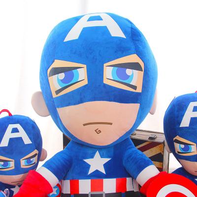 China Newest Cute Cartoon Superhero 5+ Soft Plush Doll Toys Plush Stuffed Pillow Buddy Super Soft Polyester Microfiber for sale