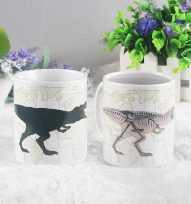 China Viable Wholesale Sublimation Printing Magic Hot Color Cup Mug Heat Sensitive Color Changing Mug for sale