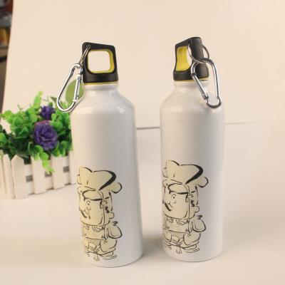 China 2019 Hot Sale Promotional Drinking Water Bottle 500ML Cold Color Changing Aluminum Water Bottle Viable Sports for sale