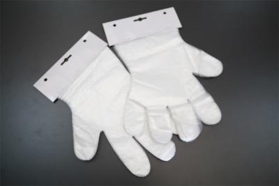 Chine Gants jetables biodégradables de préparation de nourriture/gants jetables de polyéthylène à vendre