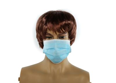 Cina Maschera di protezione eliminabile di colore blu con il ciclo elastico dell'orecchio, maschera della bocca per protezione in vendita