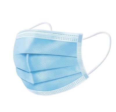 China Niet Geweven Blauw Beschikbaar Gezichtsmasker 17.5*9.5cm Beschikbare Grootteoem/ODM Te koop