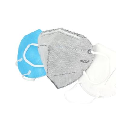 China Comfortable Folding FFP2 Mask Non Woven Fabric Anti Dust Disposable Mask for sale