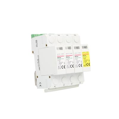 China Low TT Power Supply System Class 1 275V Iimp 15KA 45KA TT 3+1 Circuit Alarm Surge Protective Devices Appliances AC Lightning Arrester Protector Price for sale