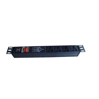 China Alumimum Socket Power Distribution Unit 19 Rack Euro Schuko PDU for sale