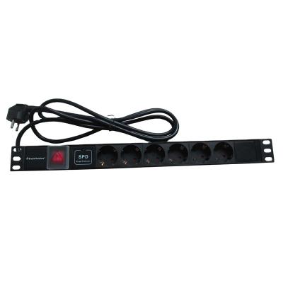 China COMPUTER LV PDU 06_6 Outlet Power Strips With Surge Protectors Power Strips With Surge Protection for sale