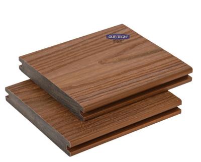 China Easily Assembled New technology WPC 3D embossed Wood Plastic Composite Outdoor Wpc Composite Decking for sale