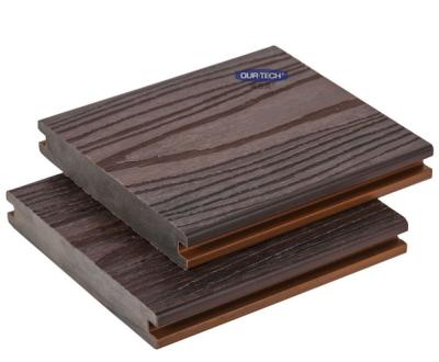 China Easily Assembled WPC Decking Design Ideas Cheap Outdoor Snapping Wood Plastic Composite wpc composite decking for sale