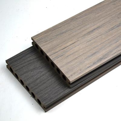 China Modern outdoor wpc wooden flooring pvc wpc deck floor for sale