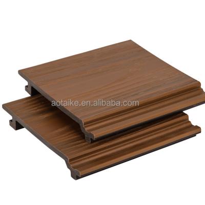 China Modern WPC composite outdoor decking / terrace flooring/ solid hard wood board for sale