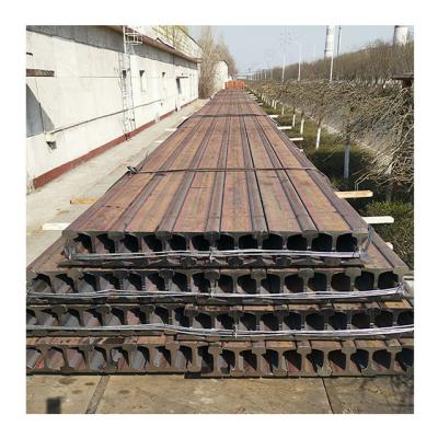 China China manufacturer GB11264 Railway Rail 55Q 30kg/m Light Steel Train Rail for sale