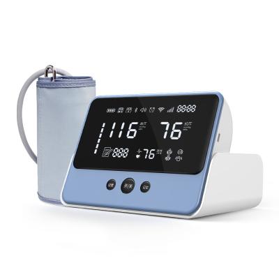 China Wholesale Wireless Type Electronic Blood Pressure Monitor Sphygmomanometer Wrist Blood Pressure Medical Healthcare Arm Monitor Digital for sale