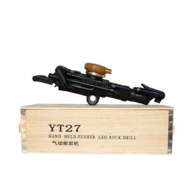 China Building Material Stores Wholesale YT27 Pusher Air Rock Drill High Quality Hand Held Air Leg Pneumatic Rock Drill for sale