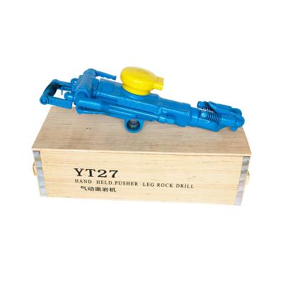 China Building Material Compressed Air Source Rock Hammer Drill YT27 Air Leg Pusher Leg Hand Held Rock Drill Other Air Tools For Sale for sale