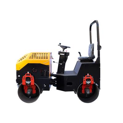 China Construction worksÂ   China supply1.2t full road vibratory road roller diesel air-cooled roller double drum hydraulic for sale