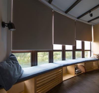 China UV Protection Window Shades Smart Solar Horizontal Blinds With Motor for sale