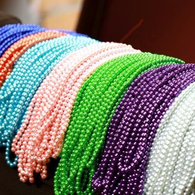 China Jewelry Making Multicolor Glass Crystal Round Bead Beads Loose Strand Beads For DIY Jewelry Making Accessories for sale