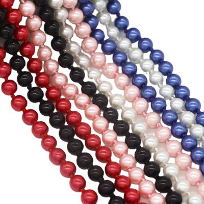 China Jewelry Making High Quality Mixed Colors Round Bead Glass Beads For Necklace Bracelet Jewelry Making Accessories for sale