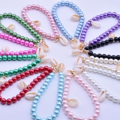 China Jewelry Making Fashion New Pearl Chain Lanyard DIY Jewelry Accessories Bag Cell Phone Key Chain Straps for sale