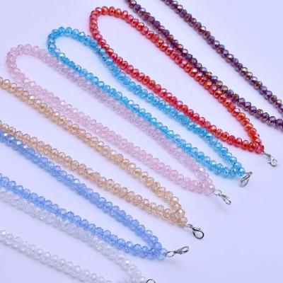 China Jewelry Making High Quality Handmade Crystal Beads Hanging For Mobile Phone Ties Key Chain Accessories for sale