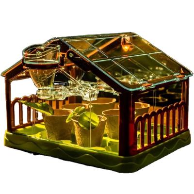 China DIY Toy Set Educational Mini DIY Plant Sunlight Room Kids Plant Observation Seed Box Grow By Nature Mobile Mini Plant Greenhouse For Kids for sale