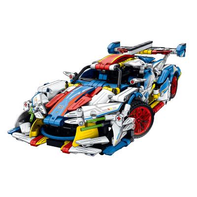 China Construction Toy Building Blocks Cars Building Blocks Car Set 2.4G APP Rontrol Car Remote DIY RC Model for sale