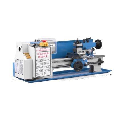 China Professional Building Material Stores Low Price China Manufacture Motorized Mini Micro Lathe Machine for sale