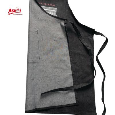 China Anti Stain Denim Apron Hot Transfer Printing Premium Quality With Photo for sale