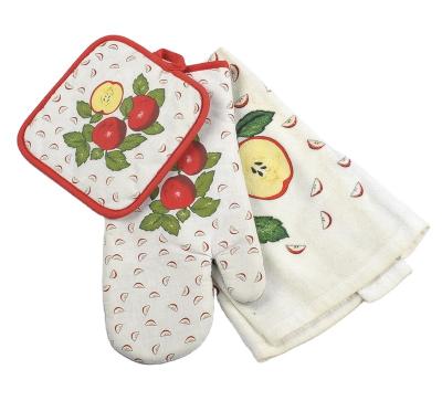 China Durable Occasional Using Low Price Face Safe Kitchen Oven Mitten for sale