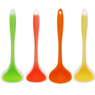 China Sustainable Food Grade Silicone Household Supplies Tools Accessories Cookware Silicone Spoon Kitchen for sale