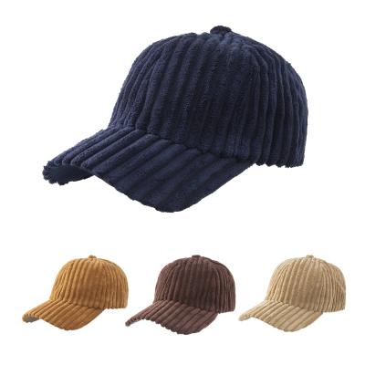 China Vintage COMMON Wholesale High Quality Kids Corduroy Ribbed Baseball Cap For Kids for sale