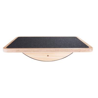 China Balancing Trainer for Professional Anti-Slip Wooden Surface Fitness Balance Board and Exercise Roller Trainer for sale