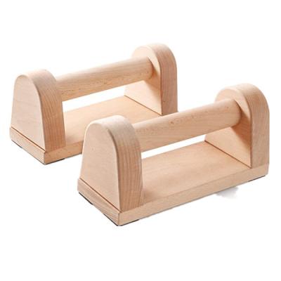 China Comfortable Hot Selling Non-slip Wooden Push Up Exercising For Home Gym Fitness for sale