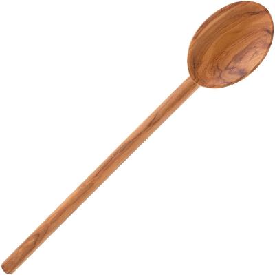 China 12Inch Viable Handcrafted Italian Olive Wood Cooking Spoon for sale