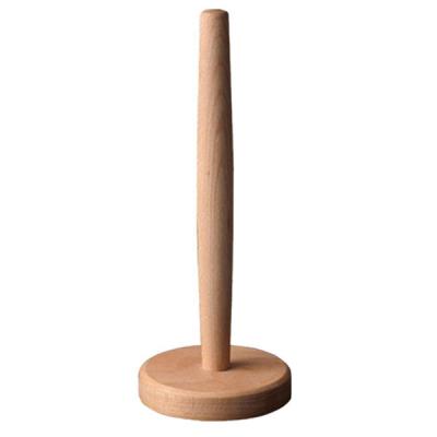 China Kitchen Holding Natural Beech TissueWooden Paper Towel Holder for sale