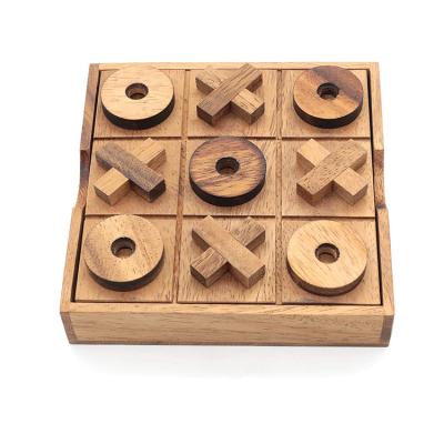 China Cheap hot sale wooden tic tac toe board game good quality children wooden for sale