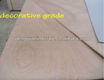 China 3mm pine veneer plywood 1220*2440mm poplar outer core good quality and best price for sale