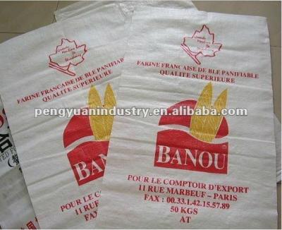 China USA Recyclable Potatoes, Grain, Flour, Rice, Wheat PP Woven To Bag Good Quality for sale