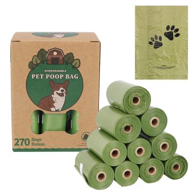 China Yiwu Feishang Stored Portable Scented Pet Waste Waste Bags Biodegradable Dispenser Dog Poop Bag for sale