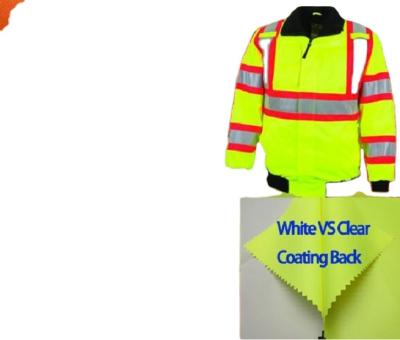 China Polyester Waterproof Wholesale Fluorescent Fabric For Safety Vest for sale