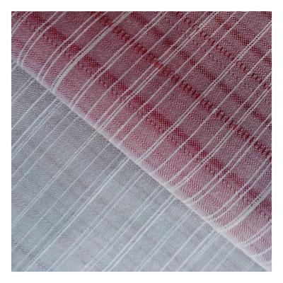 China Windproof Poly Rayon Check Fabric Cloth Material for sale