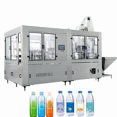 China High Precision Automatic Level Jiangmen Small Bottle Pure Water Filling Juice Filling And Capping Machine Production Line for sale