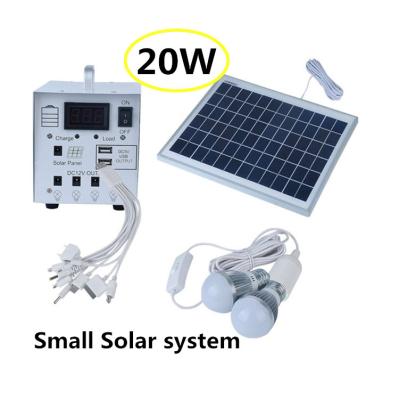 China Home MP3 and FM Mini Portable Camping Home Solar Electric Light System Kit for sale