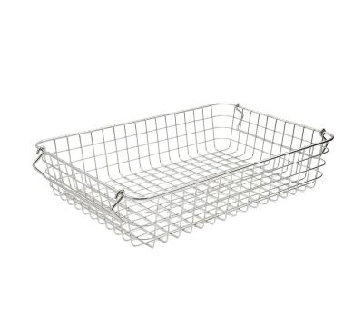 China Wholesale Viable Storage Vegetable Metal Kitchen Basket Stainless Steel Laundry Rack Wet Basket for sale