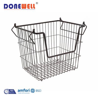 China Viable Purpose Laboratory Iron Wire Mesh Organizer OEM New Products Multi Storage Basket for sale