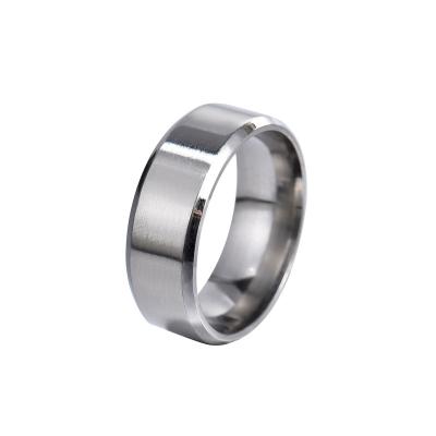 China Fashion Gift Geometric Classic Men's Unisex Stainless Steel Rings CLASSIC for sale