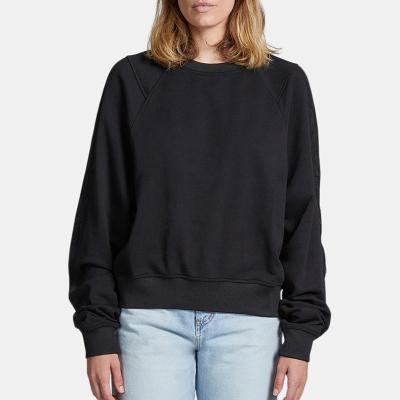 China European Fashion Anti-wrinkle New Casual Loose Sweatshirt Black Color And American For Women for sale