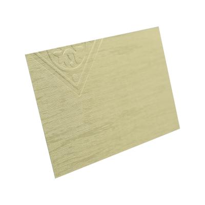 China Business Gift Gold Metal Texture Paper Business Cards Special High Quality Thick Name Cards With Custom Printing for sale