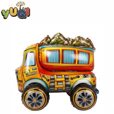 China Party Walking Inflatable Truck Vehicle Flying Car Helium Foil Balloon For Kids for sale