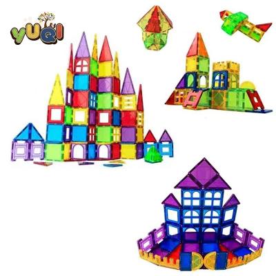 China DIY OEM ABS Block 3D Material Magnetic Building Blocks 70pcs Per Set for sale